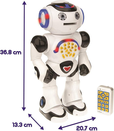 Lexibook Powerman Roboter, Weiss (ROB50ES) - Spanische Version, ROB50ES