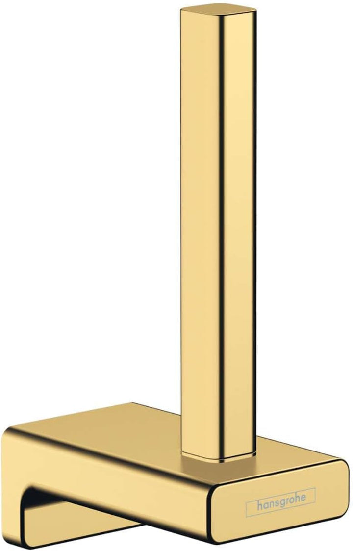 hansgrohe Ersatz-Toilettenpapierhalter AddStoris, Ersatzpapierrollenhalter Polished Gold Optic, 1 Ro
