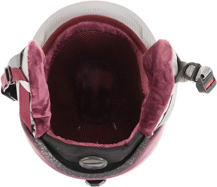 ALPINA ALBONA - Sicherer, Bruchfester & Individuell Anpassbarer Skihelm Für Erwachsene, cassis matt
