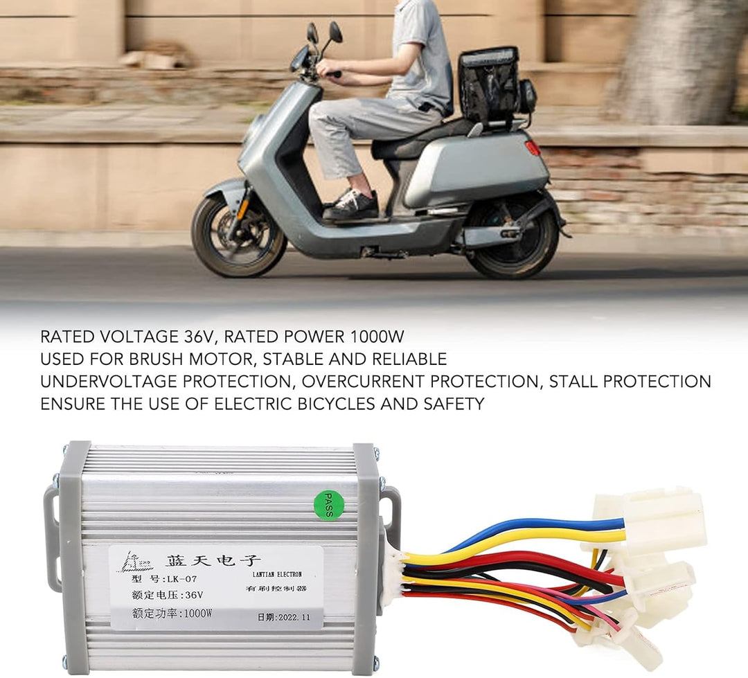 Alomejor 36V 1000W Motorsteuerung Gaspedal-Kit für Elektrofahrrad-Modifikationskit