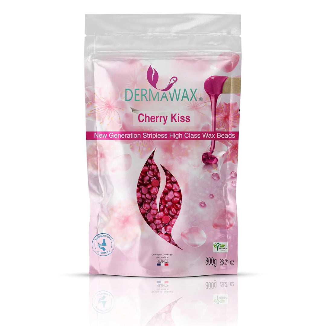 Dermawax Vegan Hartwachs Waxing Perlen zur Haarentfernung Brazilian Waxing Gesicht Intim Beine Bikin