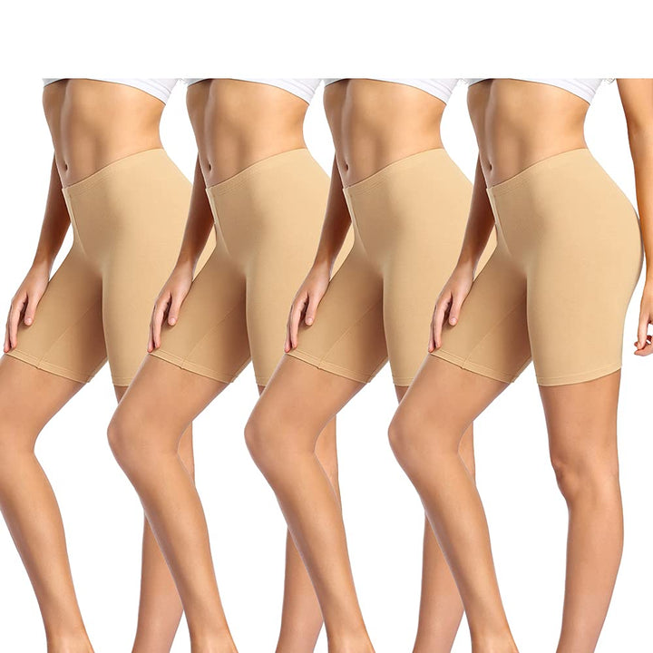wirarpa Radlerhose Damen Kurz Baumwolle Boxershorts Unter Kleid Rock Unterhosen mit Bein Anti Scheue