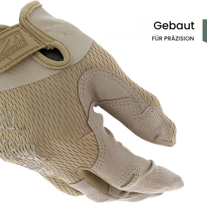 Mechanix Wear Coyote Tacktische Arbeitshandschuhe, hohe Fingerbeweglichkeit, Grösse S, Braun S Singl