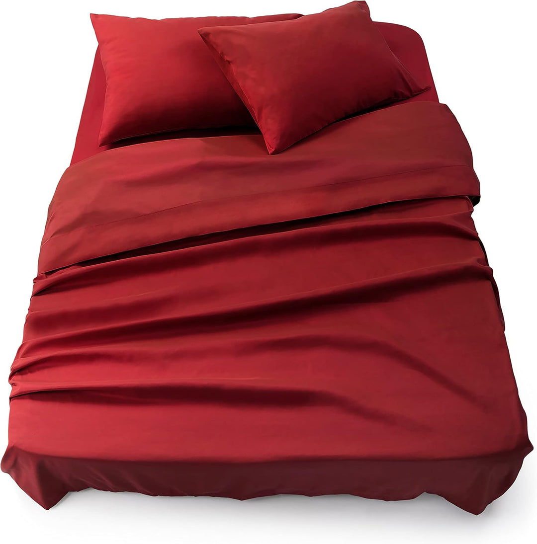 Blumtal® Bettlaken Set 3-teilig - Oeko-TEX zertifiziertes 3er Set - Spannbettlaken 160x200x30cm + Be