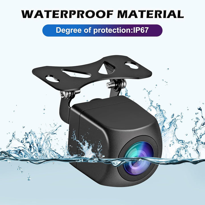 Ahd 360° Einstellbare Universal Rückfahrkamera, Ahd 720p HD Rückfahrkamera Für Pkw, SUV, Wohnmobil,