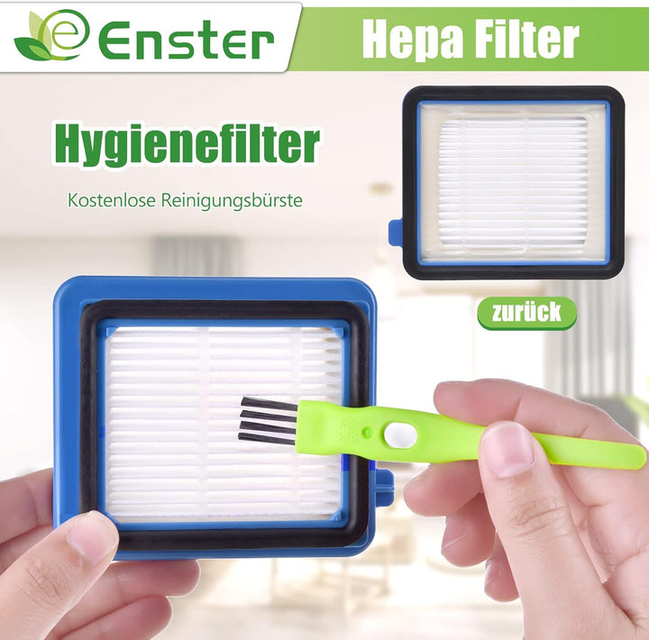 QX7 Filter für AEG 4 Stück Filter Zubehör Set für AEG QX6 QX7 QX8-2 ASKW1 Staubsauger Filterset Ersa