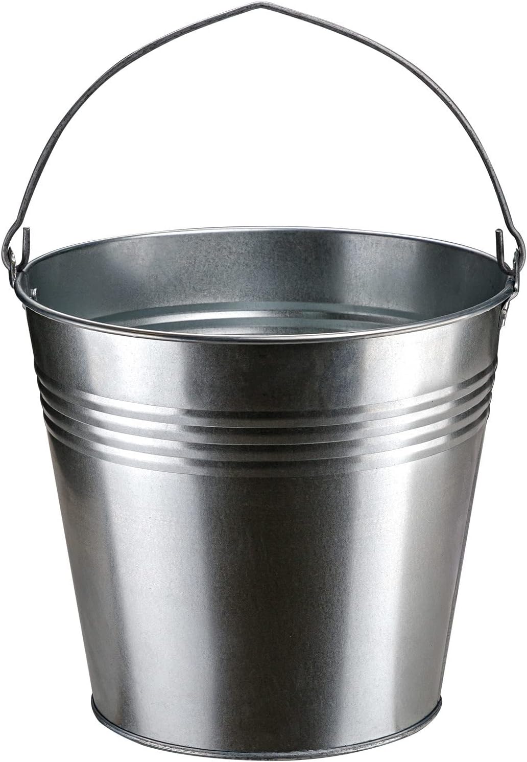 2X Stabilo Stahleimer verzinkt 12 Liter | Metalleimer | Zinkeimer | Blecheimer | Eimer | Garteneimer
