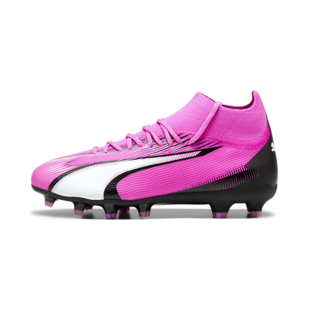 PUMA Unisex Kinder Ultra Pro Fg/Ag Jr Fussballschuh 34 EU Poison Pink White Black, 34 EU Poison Pink