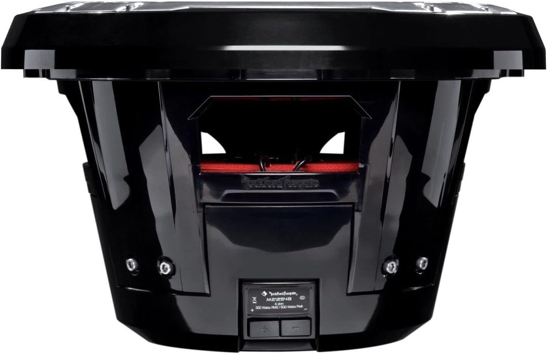 ROCKFORD FOSGATE 12" MARINE SUBWOOFER STAINLESS BLACK