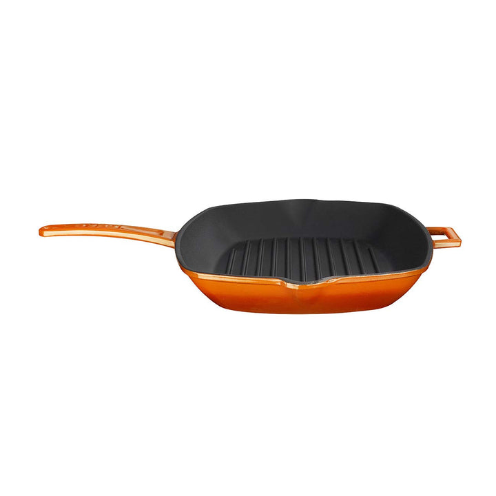 LAVA GRILLPAN M/TEGENGREEP 320X260 MM LVPGT2632K0O ORANGE/BLACK 26x32cm Farbverlauf Orange, 26x32cm