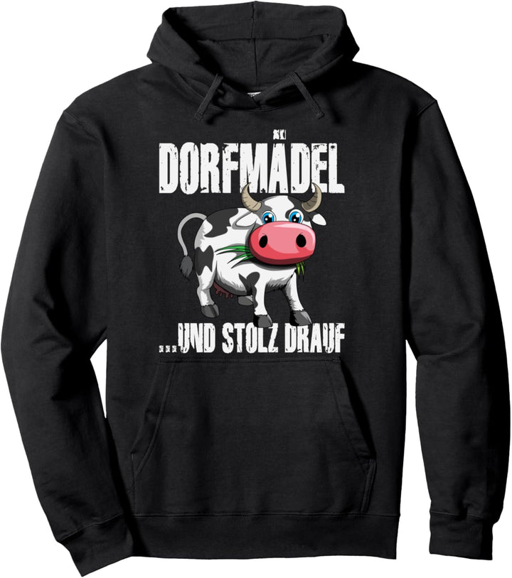 Dorfmädel und stolz drauf Landwirt Bauern Dorfkind Dorffest Pullover Hoodie
