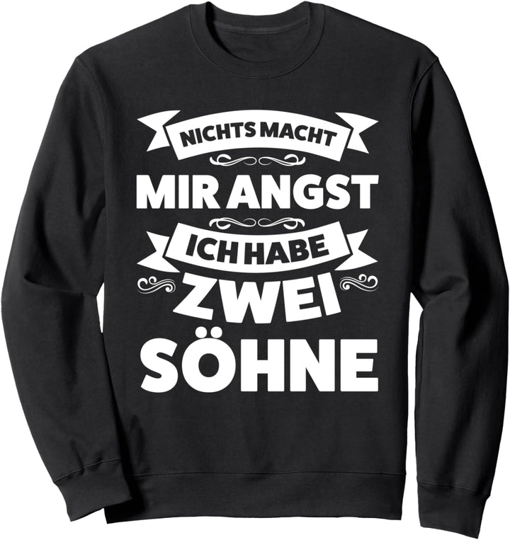 Ich habe zwei Söhne Eltern 2 Söhne Sweatshirt