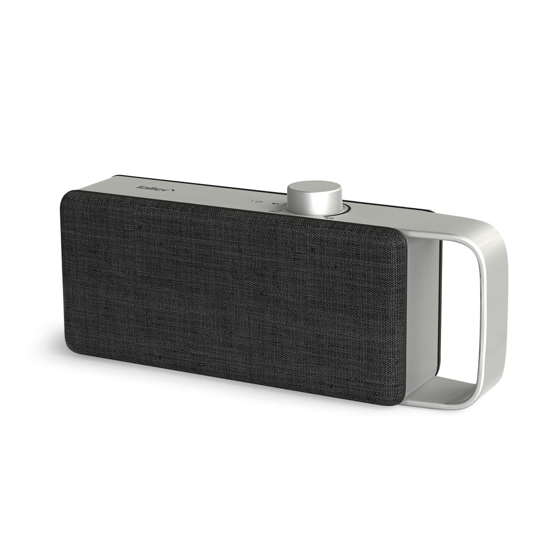 faller Oskar TV Lautsprecher/Soundbar mit Clear Voice (tragbar, kabellos, einfache Bedienung, Alumin