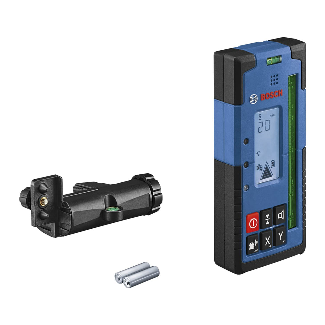 Bosch Professional Laserempfänger LR 65 G (Empfängerhalterung RB 60, 2 AA-Batterien, Reichweite: bis