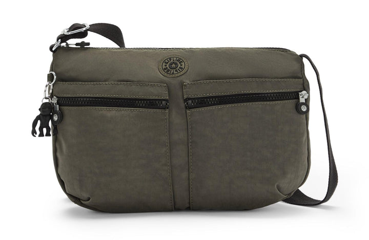Kipling Womens IZELLAH Crossbody, Green Moss, 12x33x23 cm, Green Moss