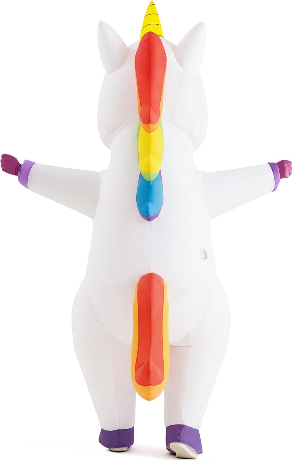 Spooktacular Creations Aufblasbares Einhorn Kostüm Ganzkörper, Einhorn Air Blow-up Kostüm für Hallow