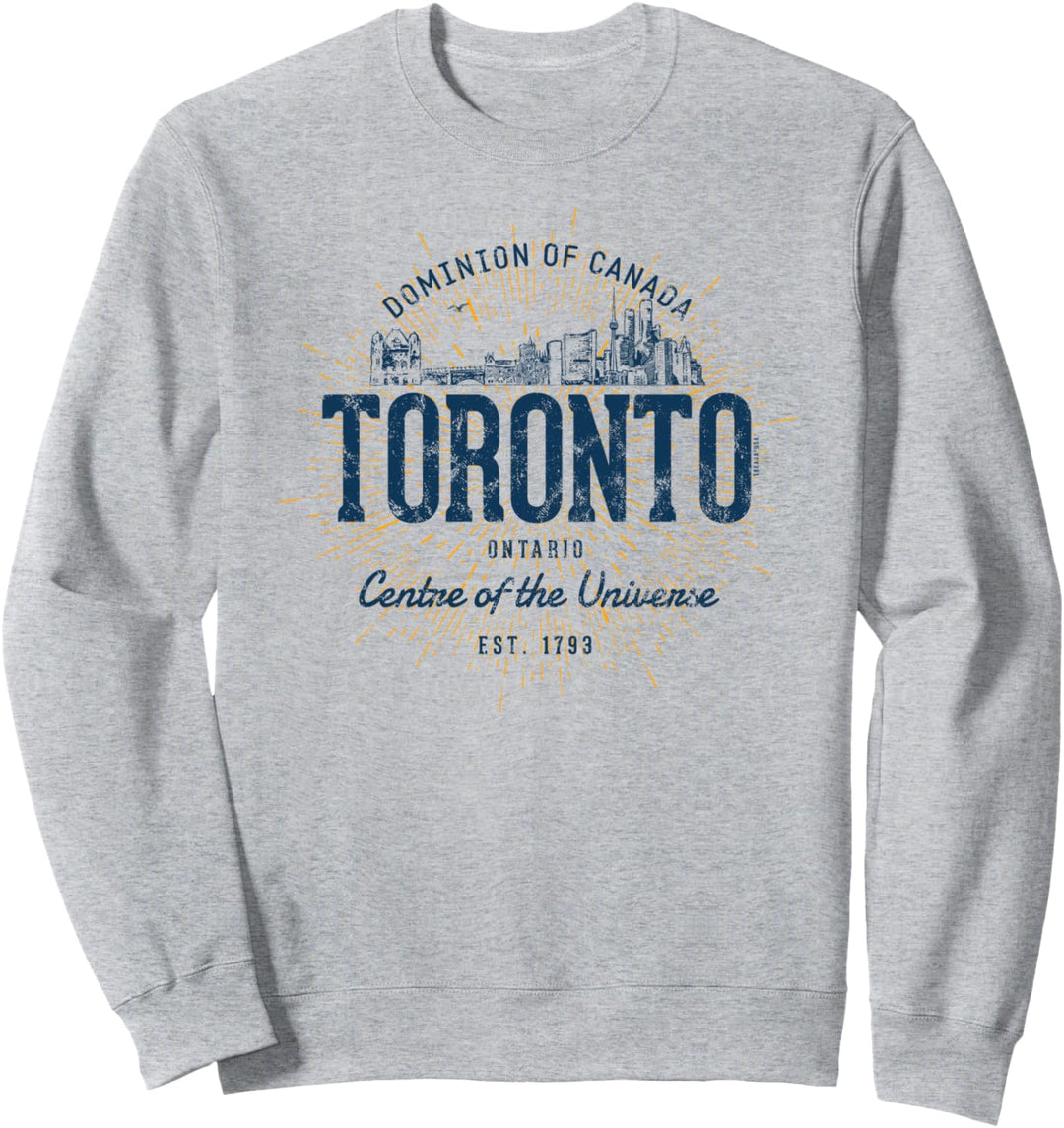 Kanada Retro Stil Vintage Toronto Sweatshirt