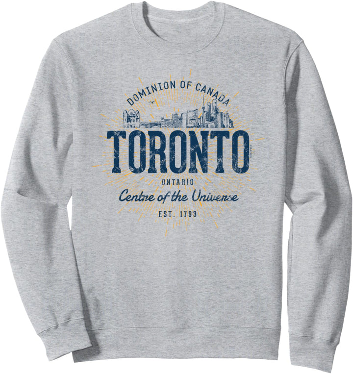 Kanada Retro Stil Vintage Toronto Sweatshirt