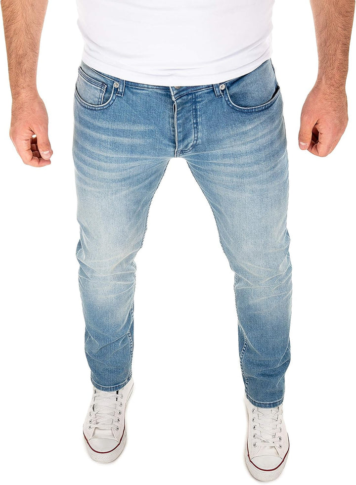 WOTEGA Herren Jeans Alistar Slim Fit 29W / 32L Blau (Captains Blue 184020), 29W / 32L Blau (Captains