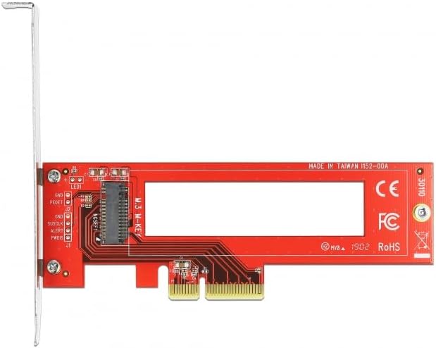 TARJETA DELOCK PCI Express X4 -- 1 RANURA M.3 / NF1 - PERFIL Bajo