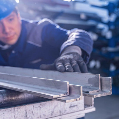 thyssenkrupp Edelstahlwinkel 40 x 20 x 3 mm in 1500 mm Länge | Winkelprofil Edelstahl V2A Winkelstah