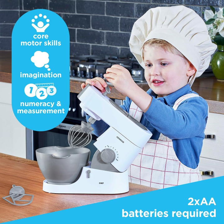 Casdon 63550 Kenwood Spielzeug-Mixer für Kinder ab 3 Jahren, perfekt für angehende Bäcker, die gerne
