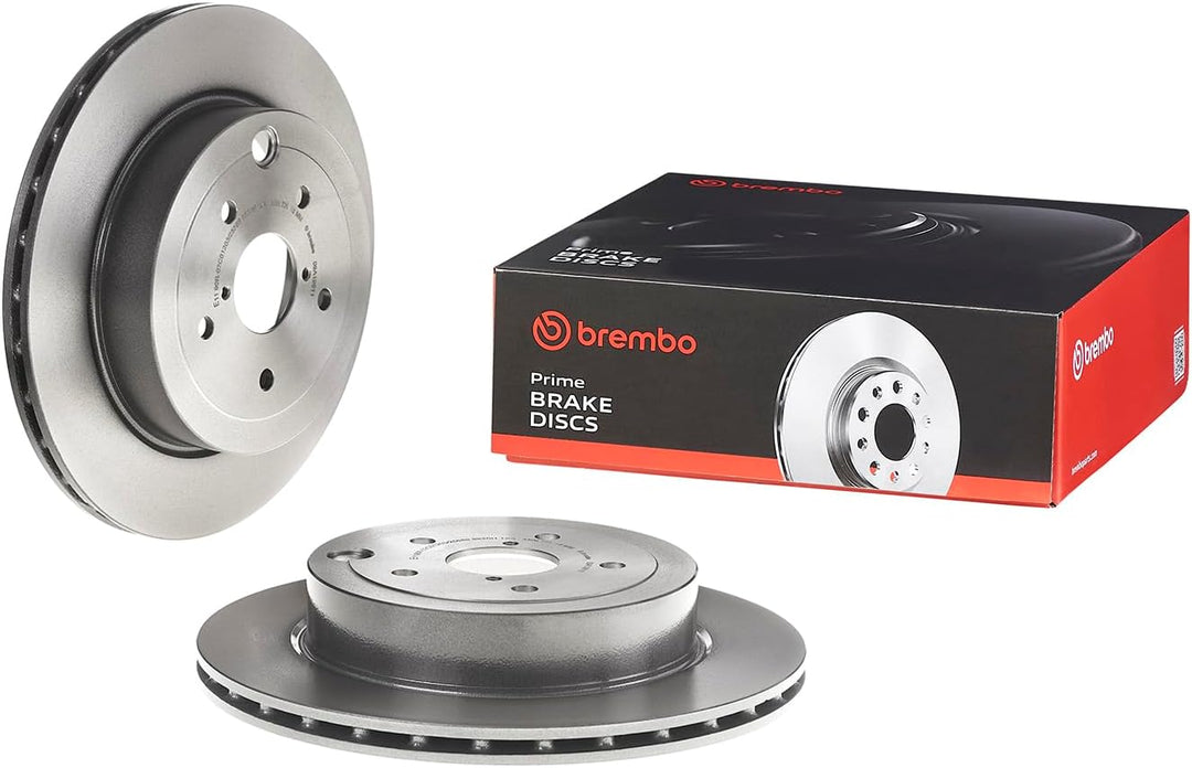 Brembo 09.A198.11 Hintere Bremsscheibe mit UV Lackierung, Anzahl 2