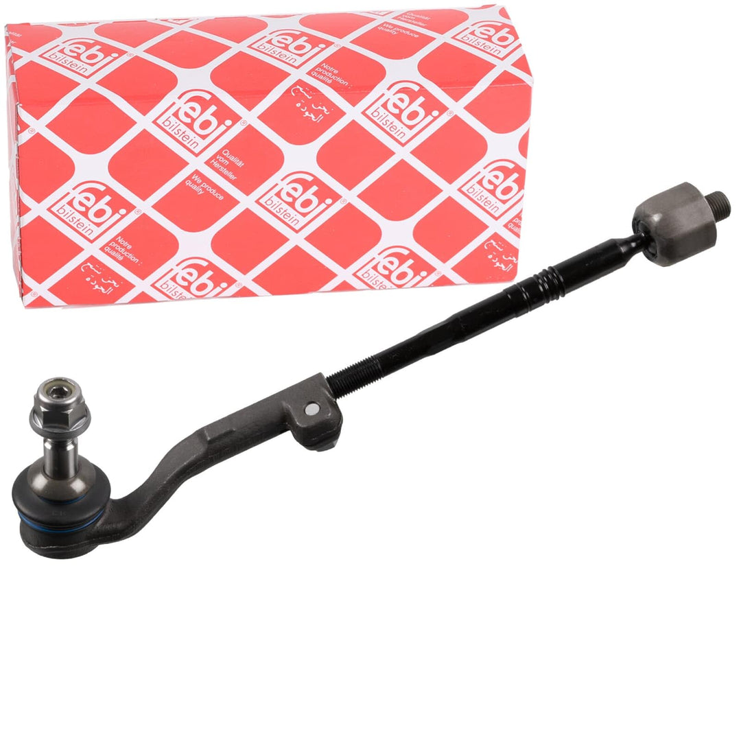 febi bilstein 44285 Spurstange mit Endstück und Sicherungsmutter , 1 Stück Vorderachse links, Vorder