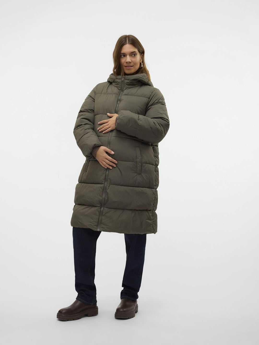 MAMALICIOUS Female Jacke Kapuze Elastische Bündchen Mantel Kambaba XL, Kambaba XL