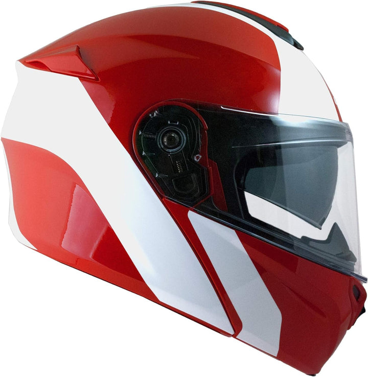 CGM Herren 508 Modularer Helm zum Öffnen, rot, L L rot, L rot