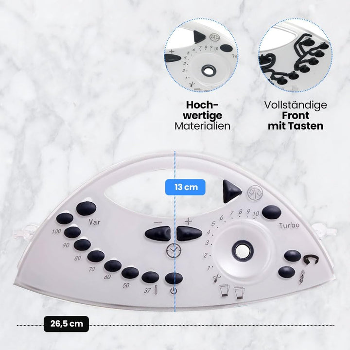 Anakel Home Komplette Frontblende Ersatzteil 30230 Kompatibel mit Thermomix TM31 | Bedienfeld und Ab
