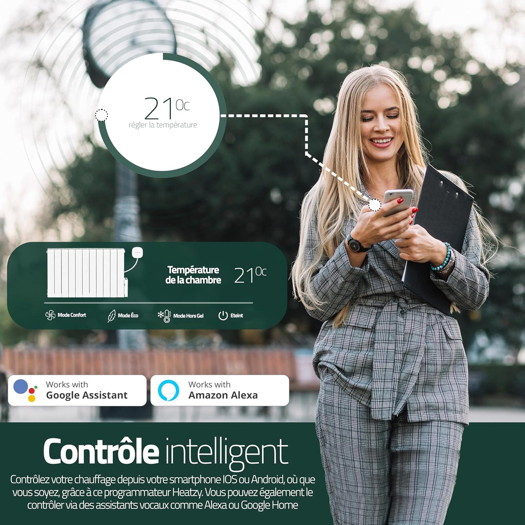 Vidéosurveillance - heatzy Boitier de contrôle de chauffage - Thermostat de chauffage contrôlable à