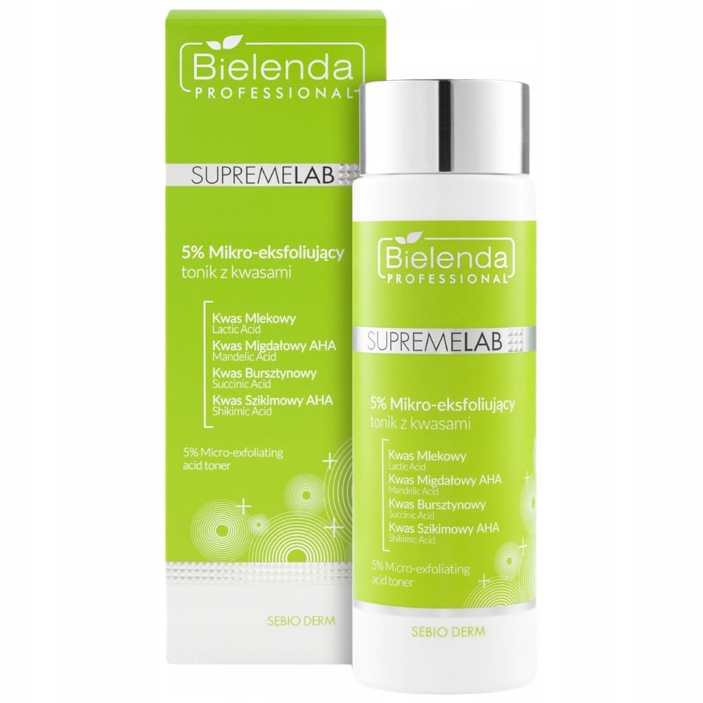 Bielenda Professional Supremelab Sebio Derm 5% Mikro-Peeling-Säure-Tonikum 200 ml