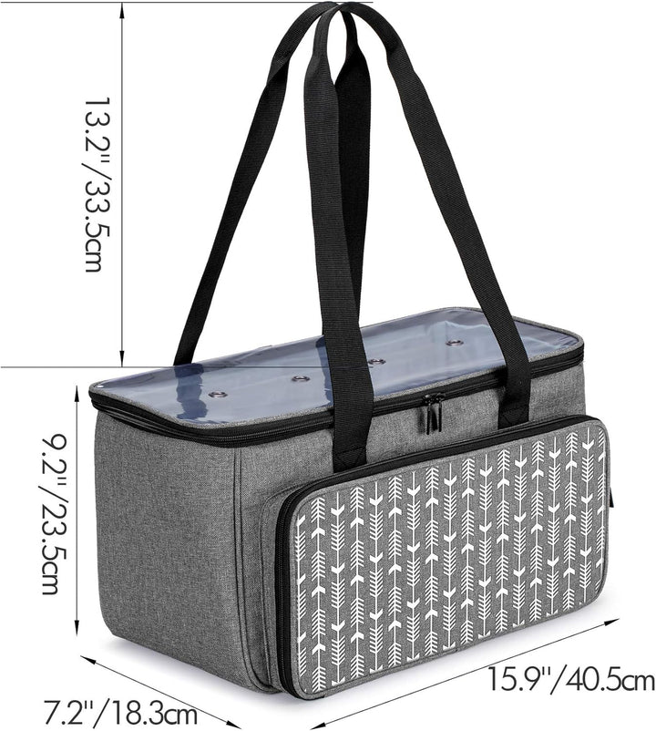 Yarwo Tasche für Garnaufbewahrung, Stricktasche zur Aufbewahrung von Wolle, Handarbeitstasche mit Gr