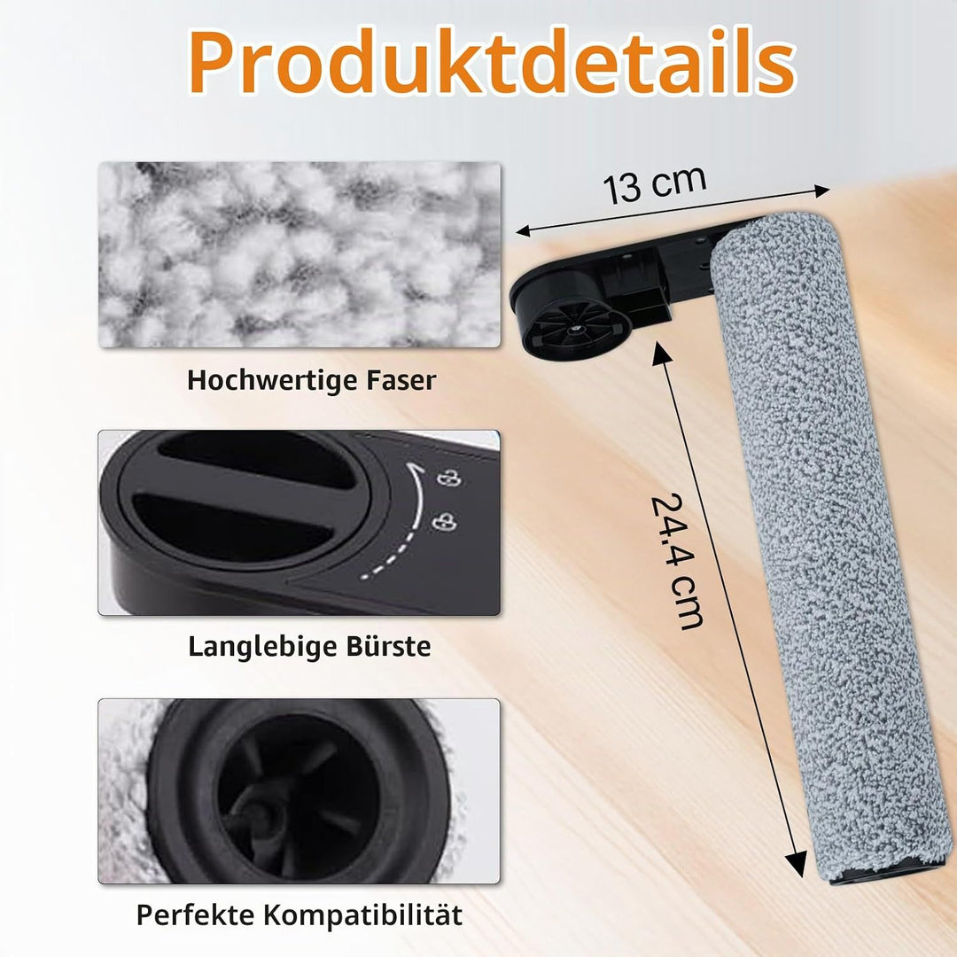 9 Stück WisRollenbürste und Filter Zubehörset für JONR ED12/Eureka NEW430/GX5 Nass Trockensauger mit