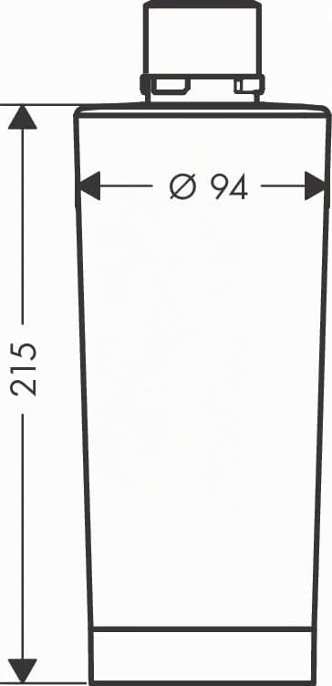 hansgrohe Mineralisierung und Filter Sport, Filterkartusche für Aqittura M91, Wasserfilter, Ersatzfi