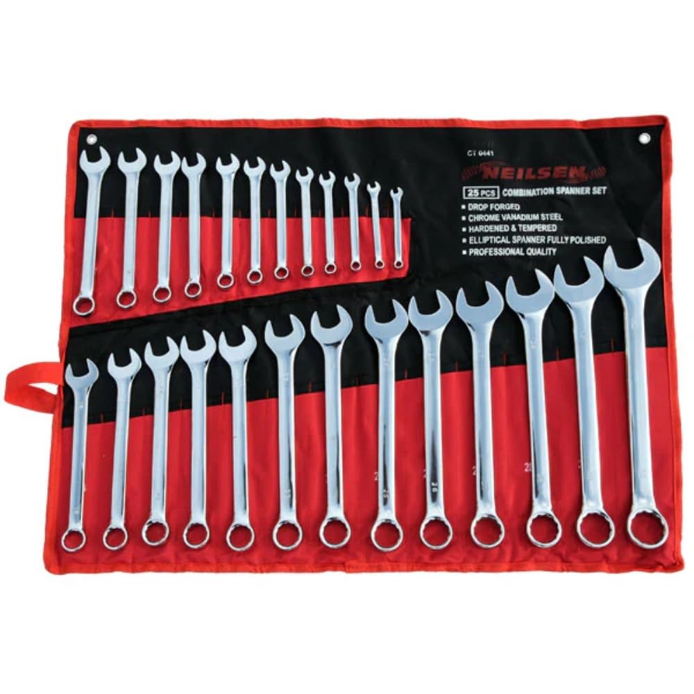 Spanner Set 25pc (Kombination - Spiegel Poliert) 6-32mm 1 St. / S 1 Pack/S, 1 Pack/S