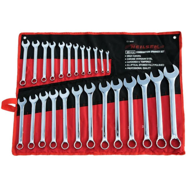 Spanner Set 25pc (Kombination - Spiegel Poliert) 6-32mm 1 St. / S 1 Pack/S, 1 Pack/S