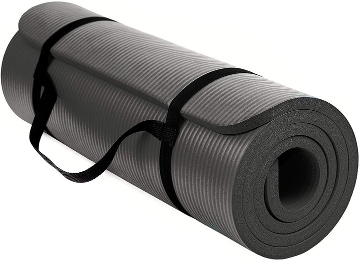 TechFit Yogamatte Rutschfest für das Fitnessstudio zu Hause - Pilates Matte für das Heimtraining, Yo