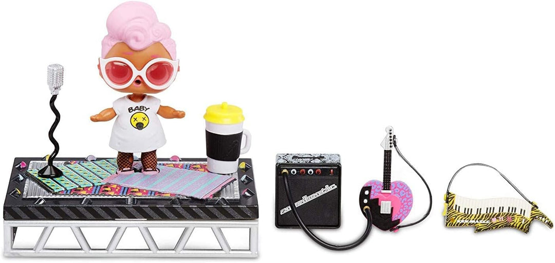 L.O.L. Surprise! 564935E7C Furniture - Puppenmöbel und Sammelfigur mit Zubehör Music Festival mit Gr