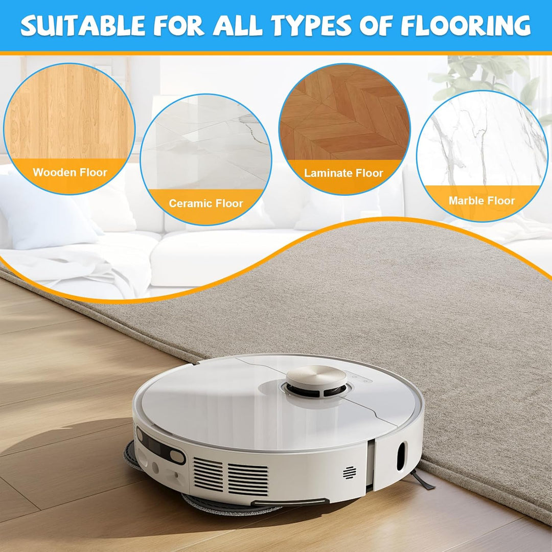 15 Stück Mopptücher Wischplatten Wischpad Zubehör Kompatibel mit Dreame X10/X20/X30 Pro/S10/X30 Pro