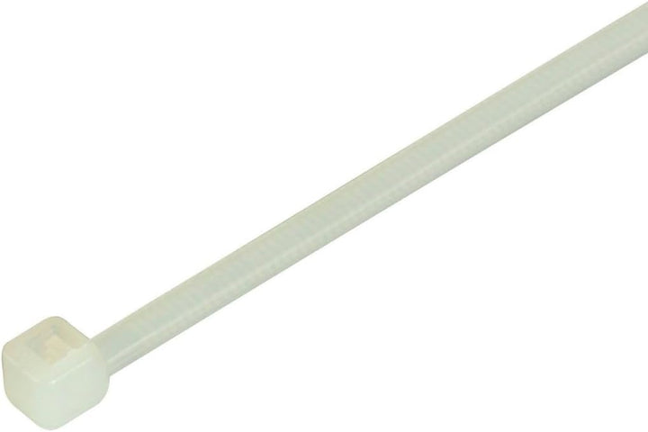 Gocableties Kabelbinder 100 Stück Weiss/Naturfarben Transparent, 370 mm x 7,6 mm mit 54,4 kg Zugfest