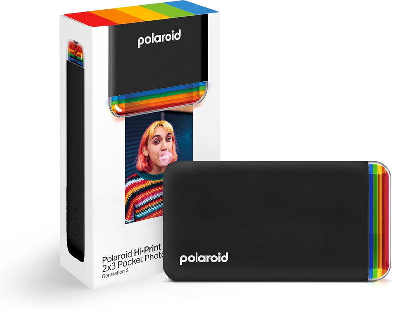 Polaroid Hi-Print - 2nd Generation - Bluetooth-verbundener 2x3 Pocket Photo- und Dye-Sub-Drucker - S