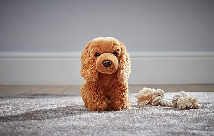 Living Nature AN493 Plüschspielzeug für Hunde und Welpen, Spaniels, Honig, Bundle Cockerspaniel Bund