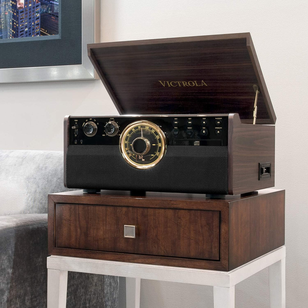 Victrola Empire 6-in-1 Bluetooth Plattenspieler Music Centre Empire Single