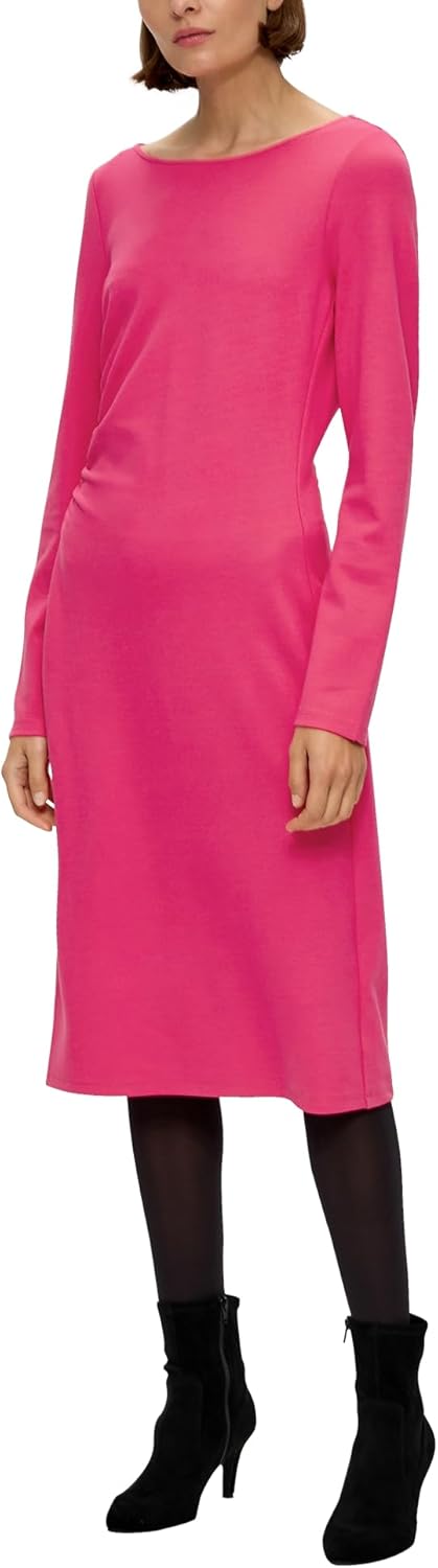s.Oliver BLACK LABEL Jerseykleid aus Viskosemix 34 Rosa, 34 Rosa
