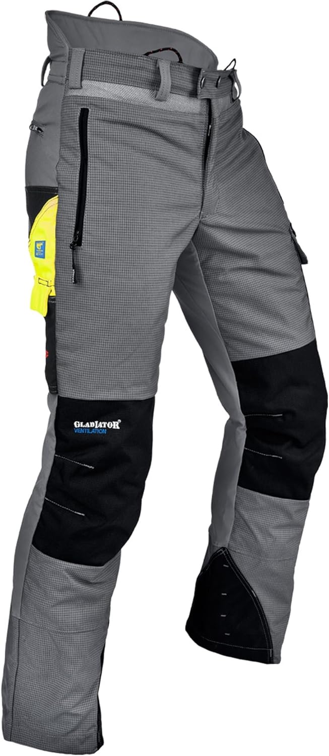 Pfanner Ventilation Schnittschutzhose Klasse 1 Gladiator Gewebe, Farbe:grau L Grau, L Grau