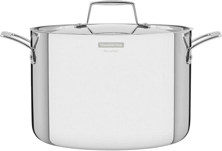 Tramontina GRANO Gemüsetopf, ø 24cm 7,7 Liter, Edelstahl, Induktion, ofenfest Gemüsetopf Ø24 cm, Gem