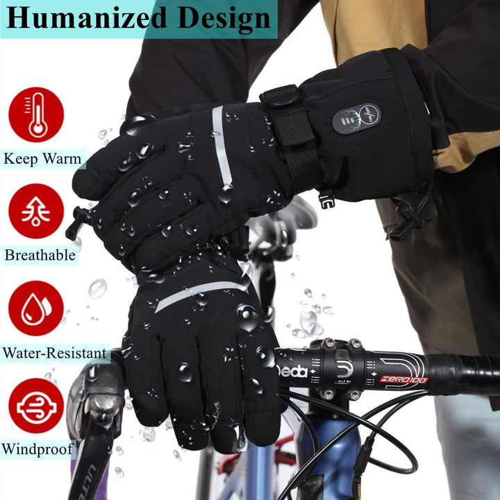 BARCHI Beheizte Fäustlinge für Männer und Frauen,Elektrisch Beheizte Fäustlinge,Wiederaufladbare Han