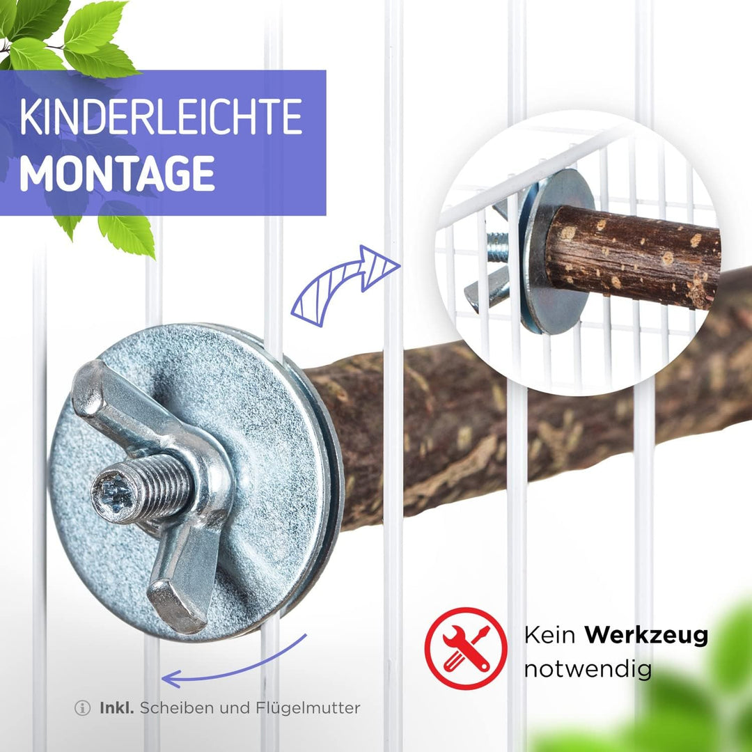 Vogelgaleria® Knabberparadies für Vögel - Ausgiebige Beschäftigung Wird durch diesen Vogelspielplatz